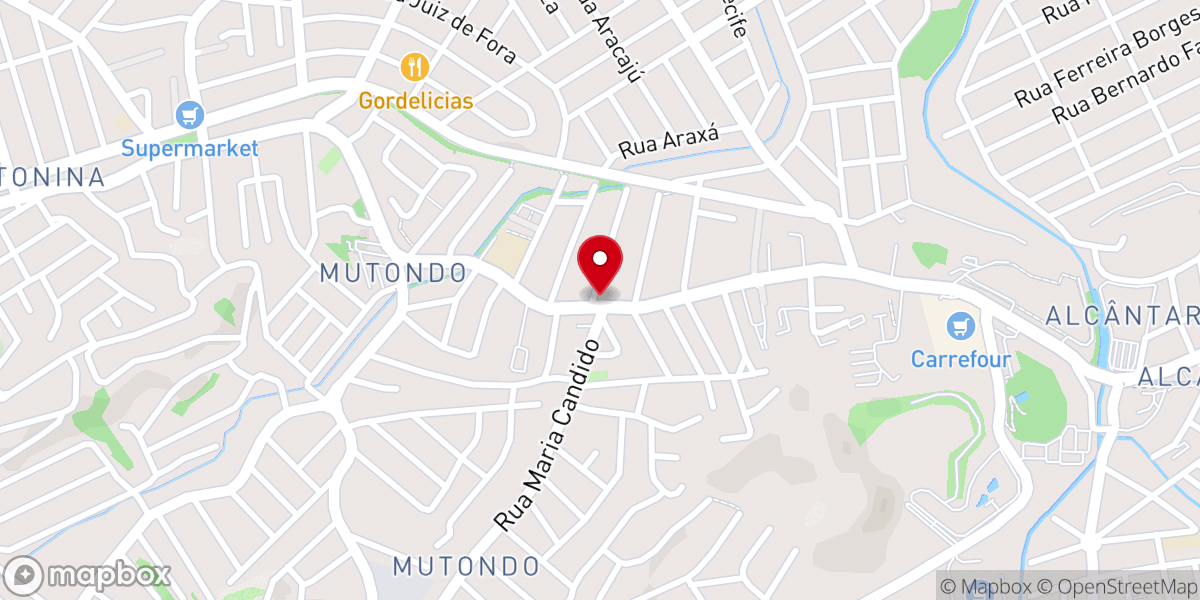 Map showing location of Bola de Neve São Gonçalo