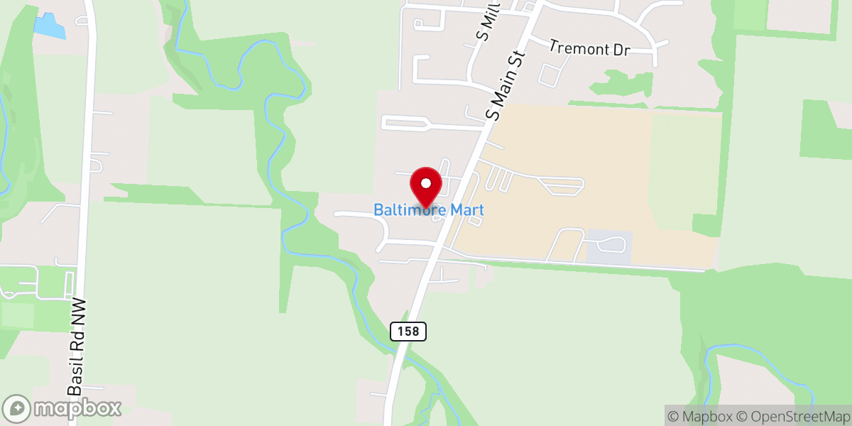 Map showing location of Walnut Creek Village Office