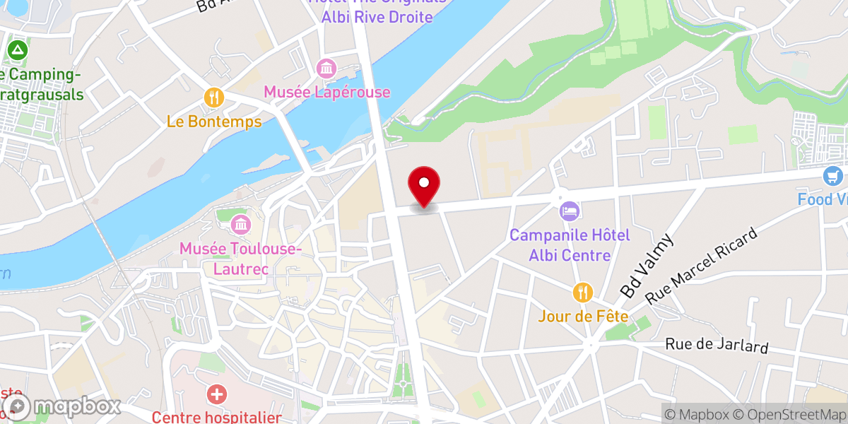 Map showing location of Soeurs Dominicaines