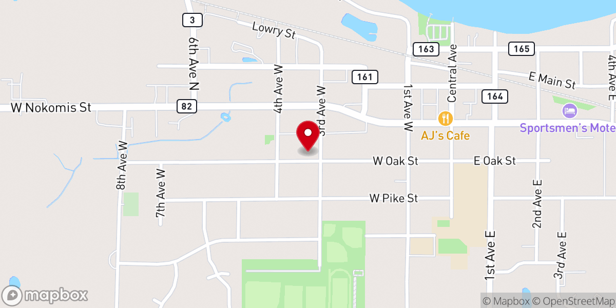 Map showing location of Immaculate Conception Catholic Church