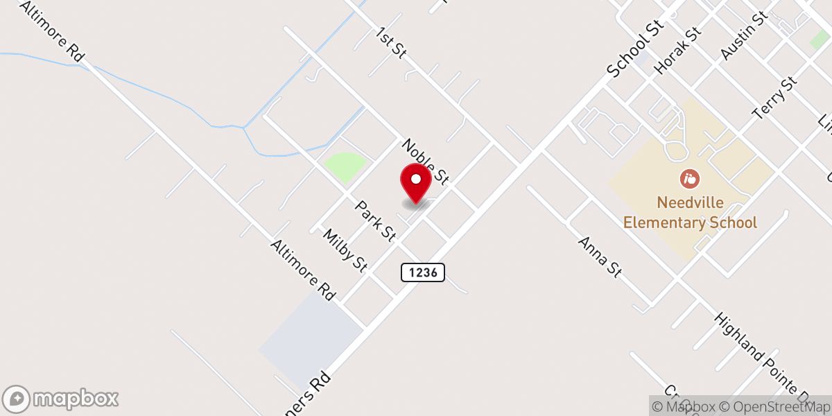 Map showing location of Greater New Prospect Baptist