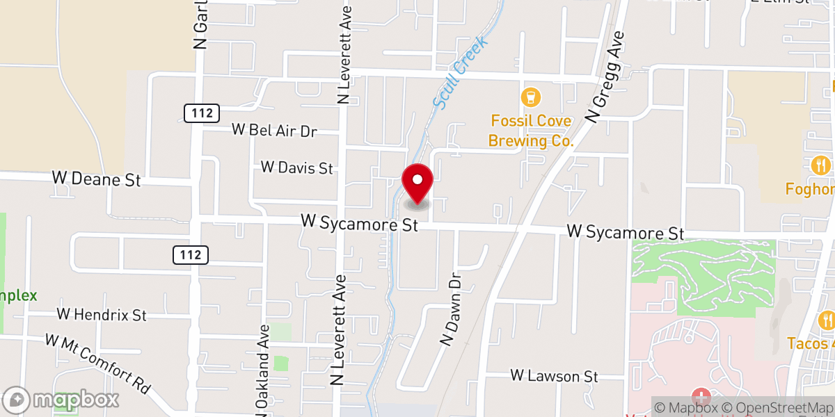 Map showing location of Vine & Branch Church