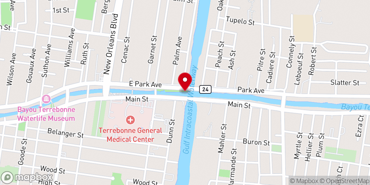 Map showing location of Downtown Marina