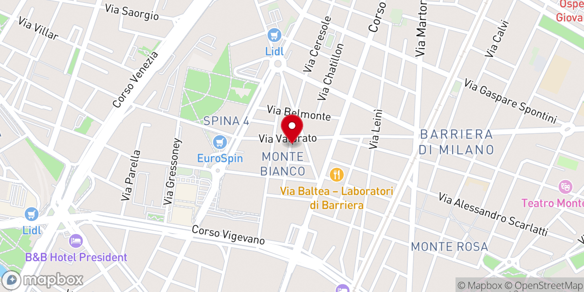 Map showing location of Chiesa Cristiana Pentecostale "Eben-Ezer"