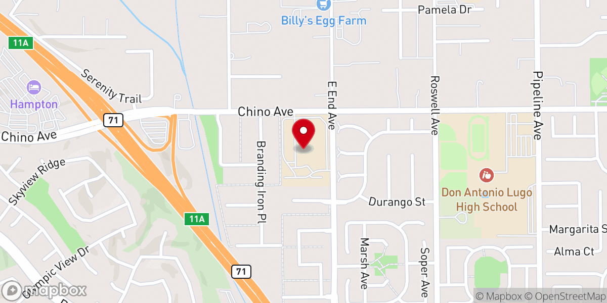 Map showing location of St. Paul the Apostle Ministry Center