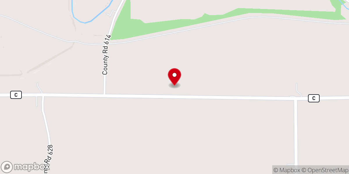 Map showing location of Bethel Church