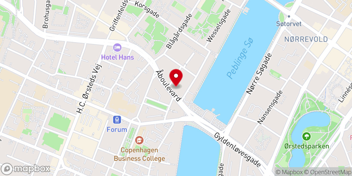 Map showing location of BethlehemsKirken