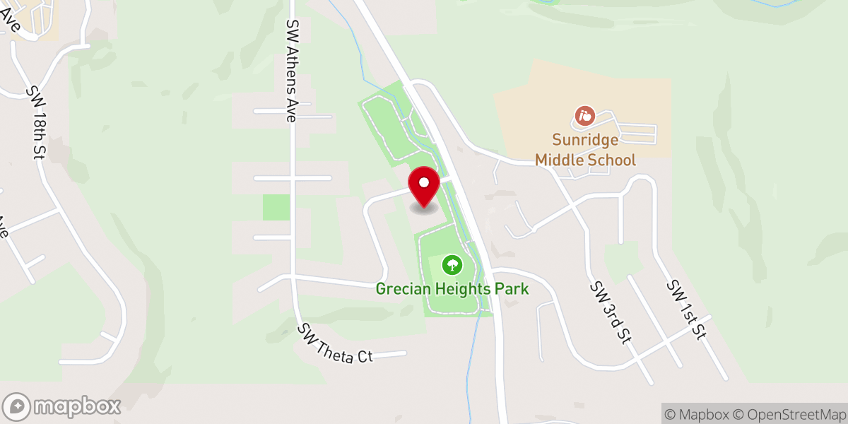 Map showing location of Calvary Chapel Pendleton