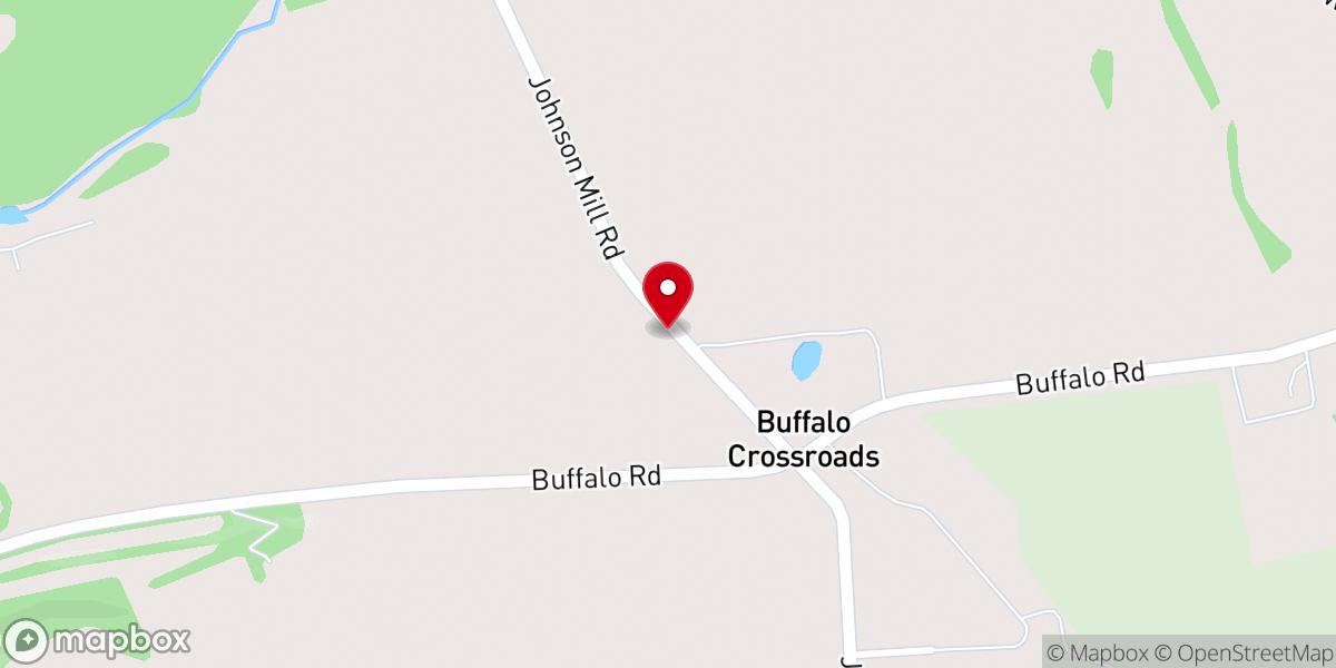 Map showing location of Foursquare Church