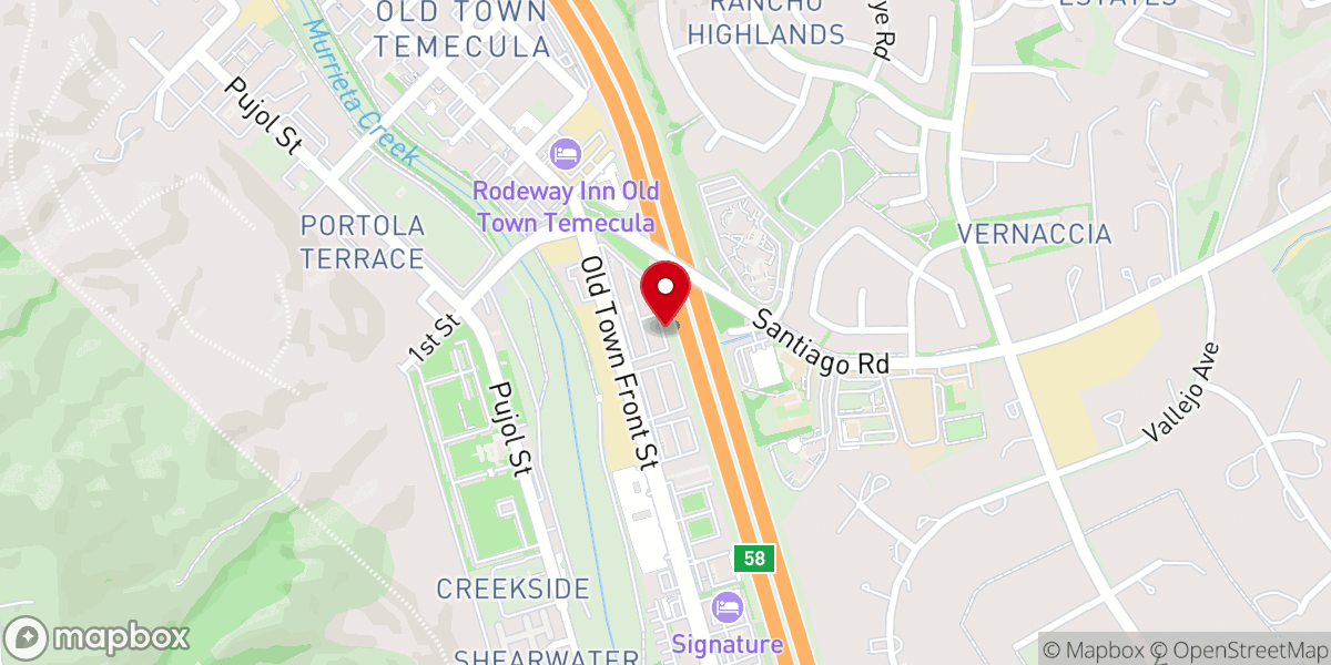 Map showing location of TrueVine Pentecostal Church
