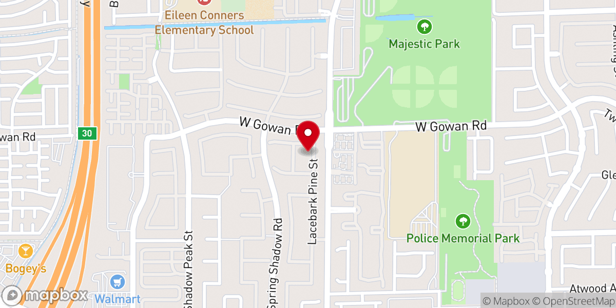 Map showing location of Vegas Mobile Minister