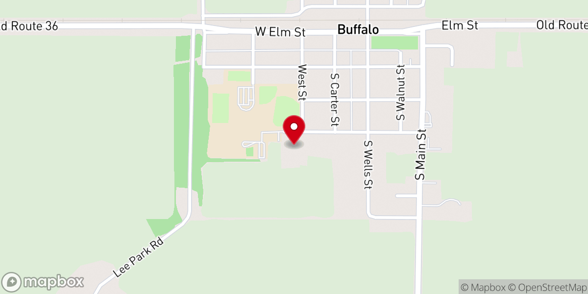 Map showing location of Grace Community Fellowship
