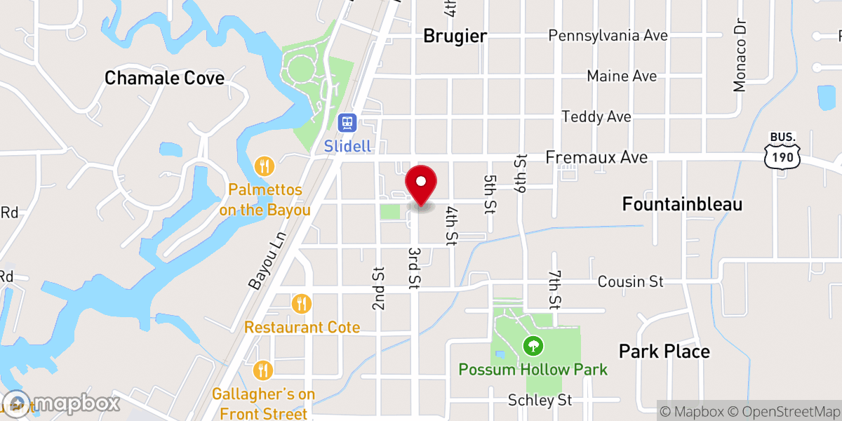 Map showing location of Feed Dat Ministry