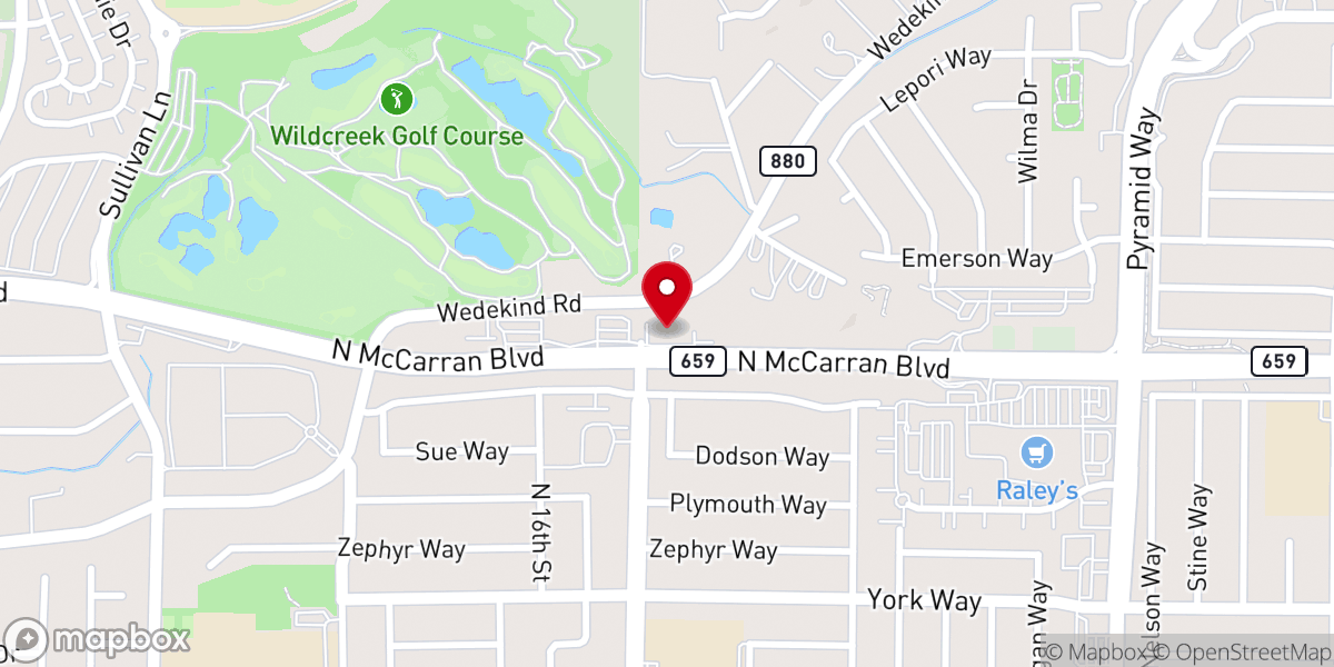 Map showing location of Sparks Seventh-day Adventist Church