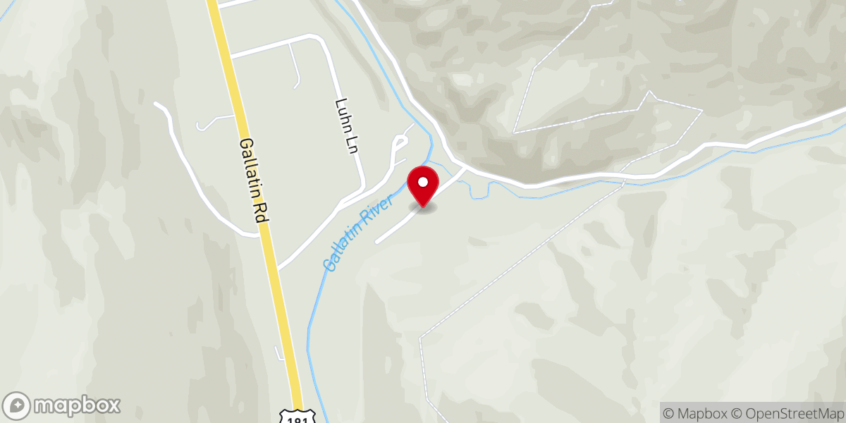 Map showing location of Castle Rock Baptist Camp