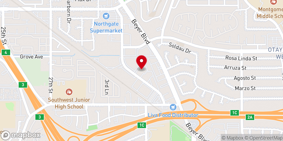 Map showing location of RCCG Cornerstone Assembly