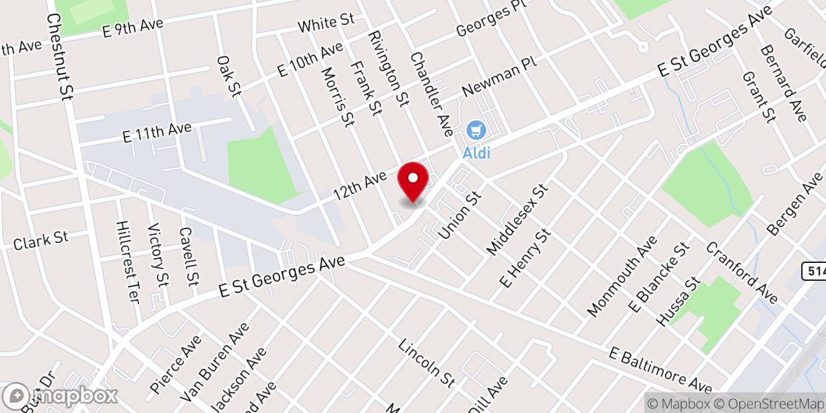 Map showing location of Bibleway Deliverance Center