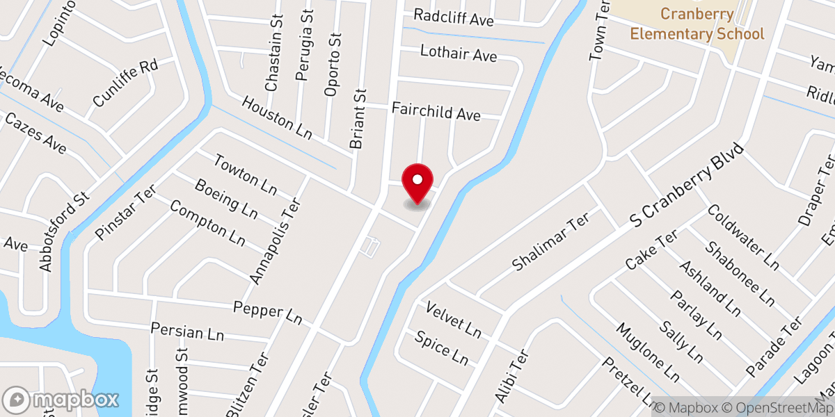 Map showing location of Ukrainian Baptist Church