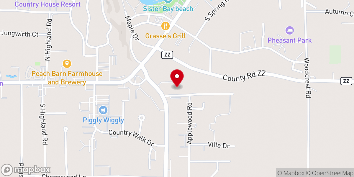Map showing location of St Luke's Episcopal Church