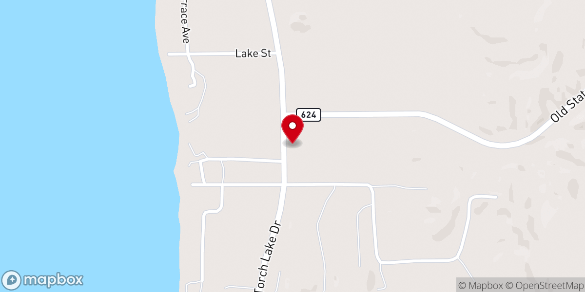 Map showing location of Lighthouse Pentecostal Tabernacle