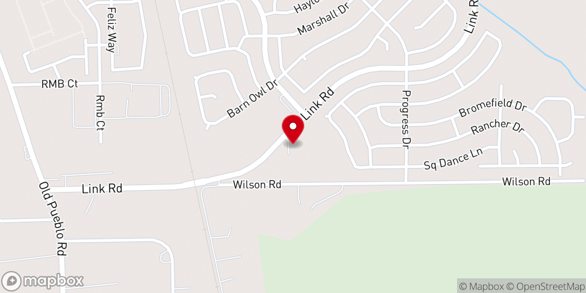 Map showing location of Valley Christian Church