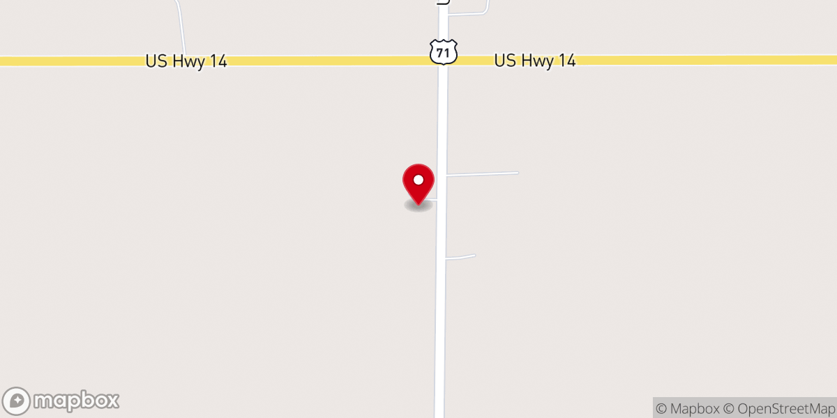 Map showing location of Faith Church