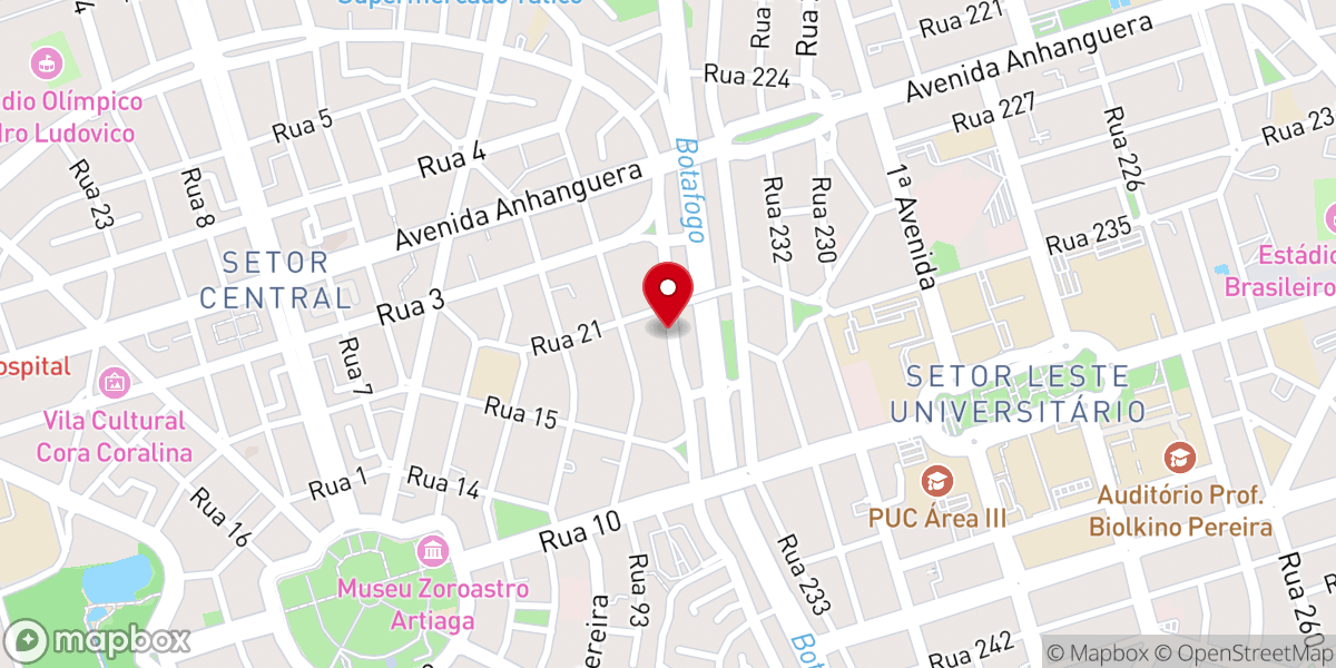Map showing location of Igreja Bom Pastor