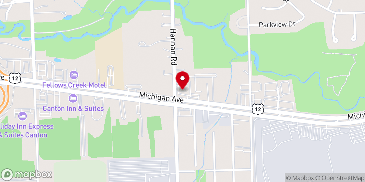 Map showing location of New Life Church of Metro Detroit
