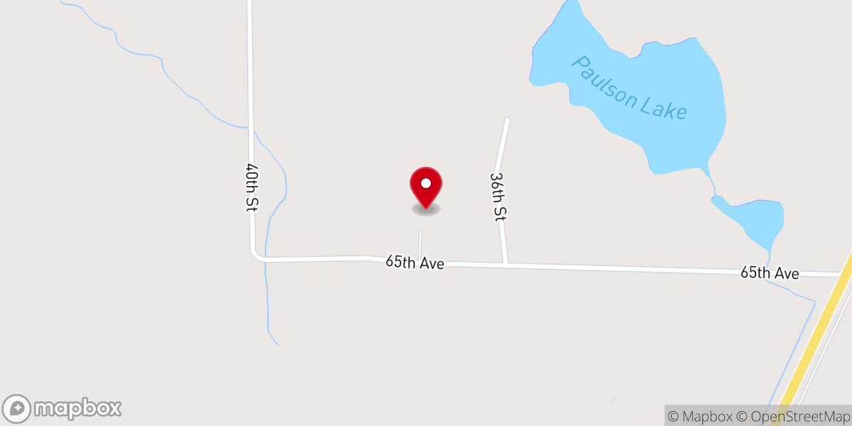 Map showing location of Immanuel Lutheran Church