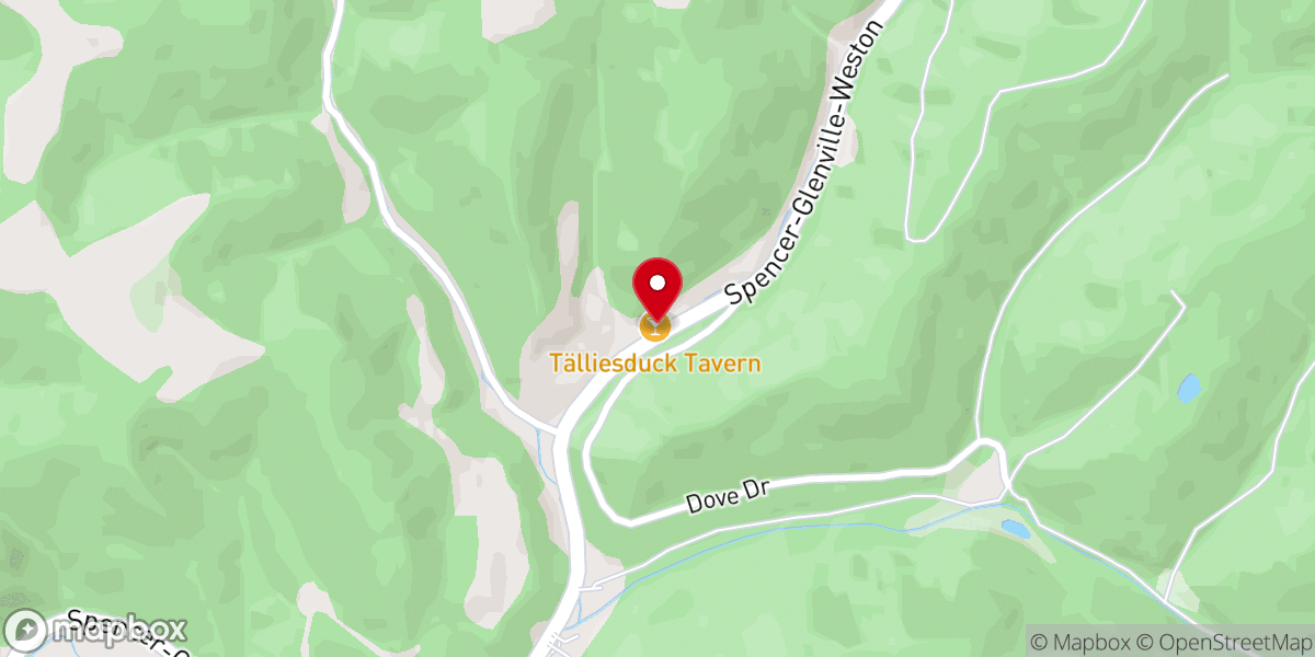 Map showing location of TalliesDuck!