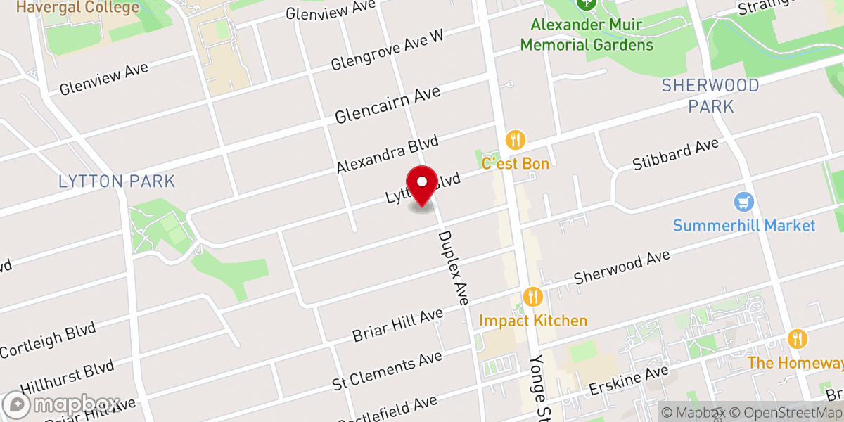 Map showing location of Covenant Baptist Church
