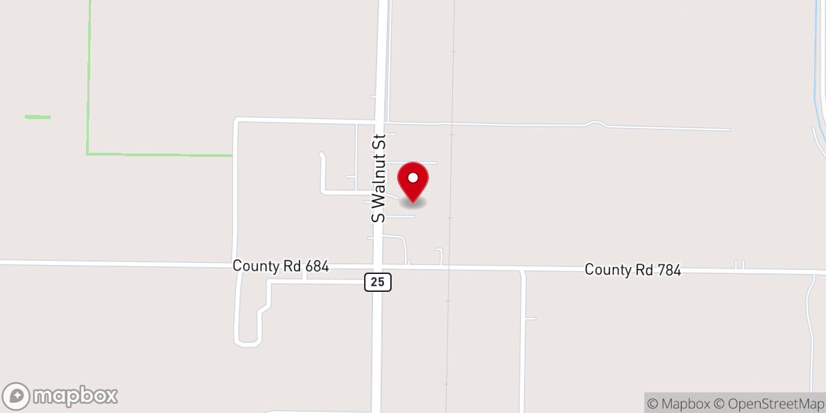 Map showing location of The Pentecostal Church of Bernie