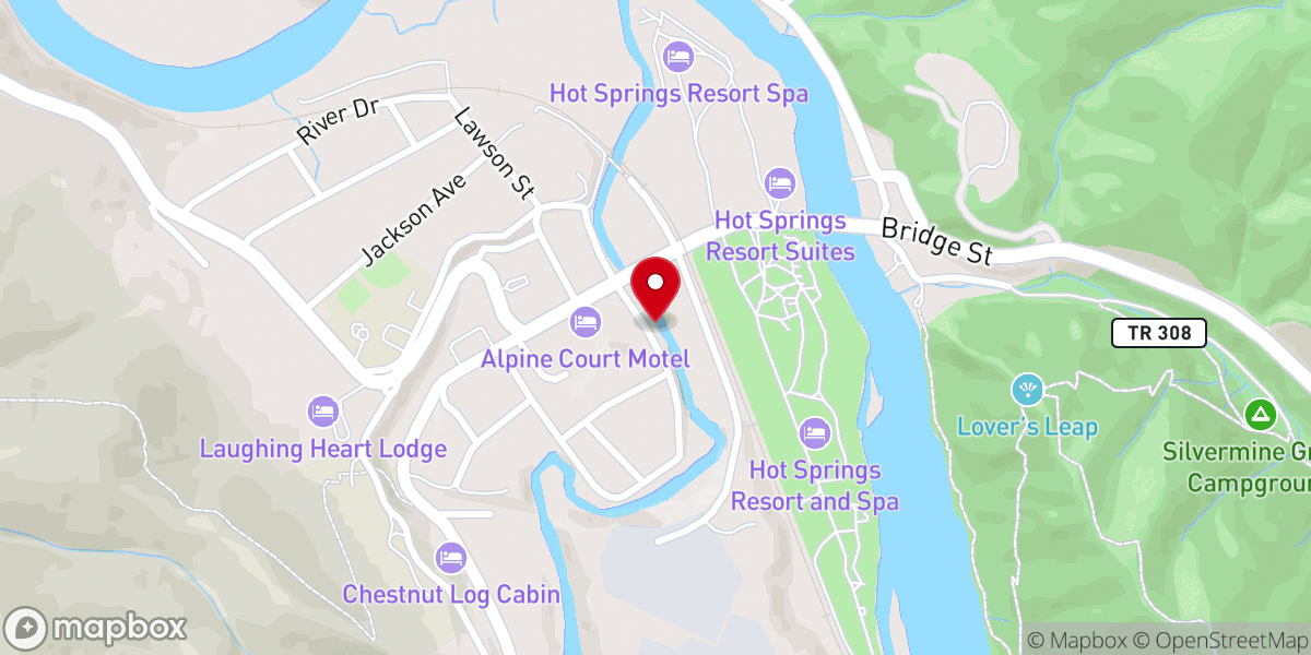 Map showing location of Chestnut Hall