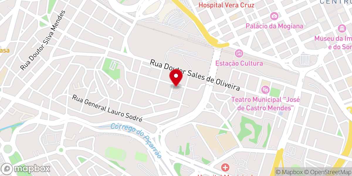 Map showing location of Paróquia São José