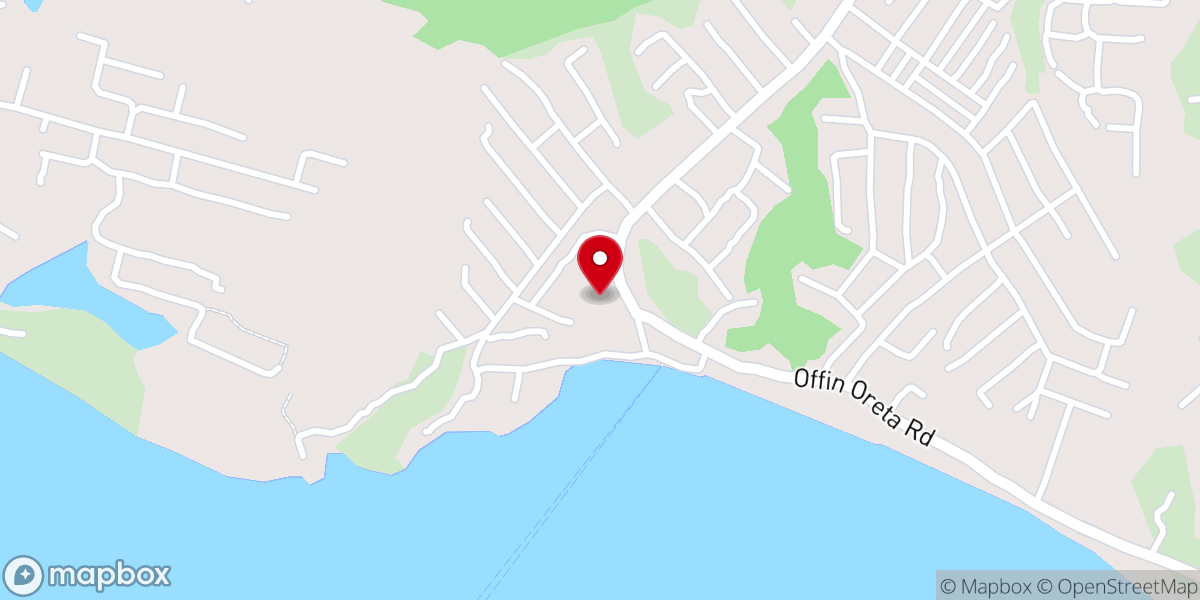 Map showing location of Anglican Church