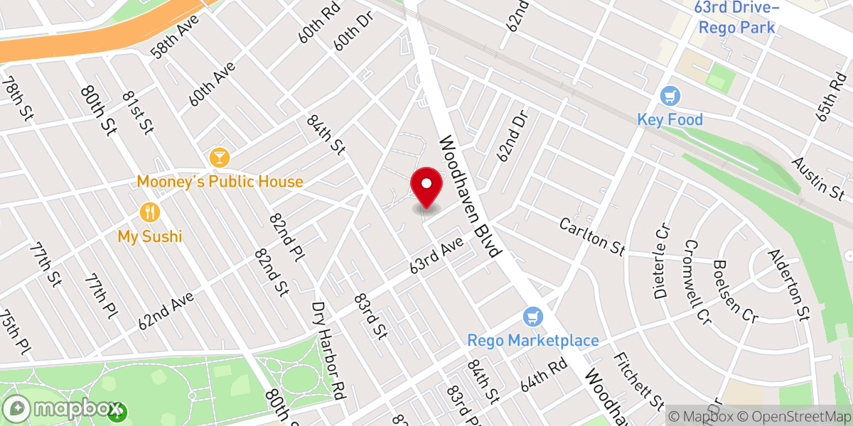 Map showing location of Oficiante de Boda New York / G & J / Spanish