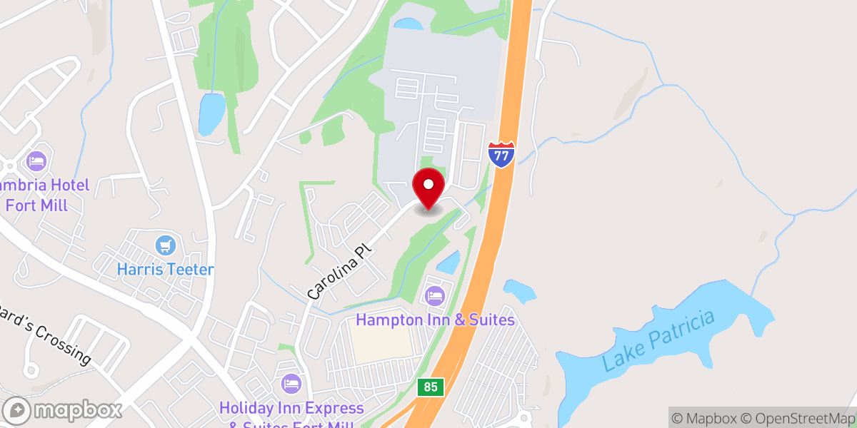 Map showing location of Refreshing Word Church