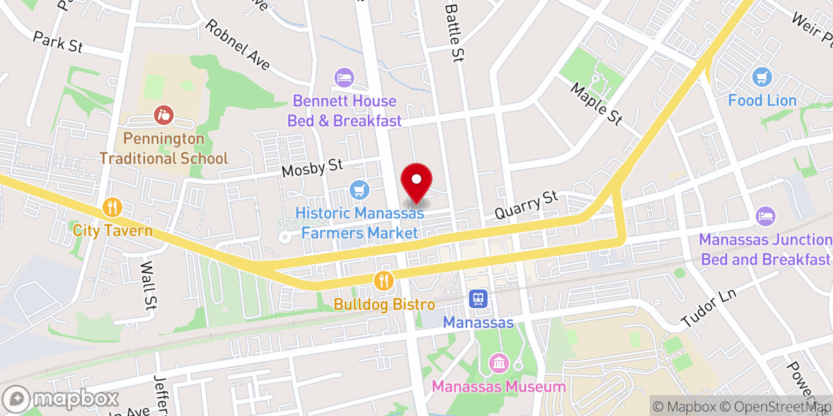 Map showing location of First New Birth Baptist Church