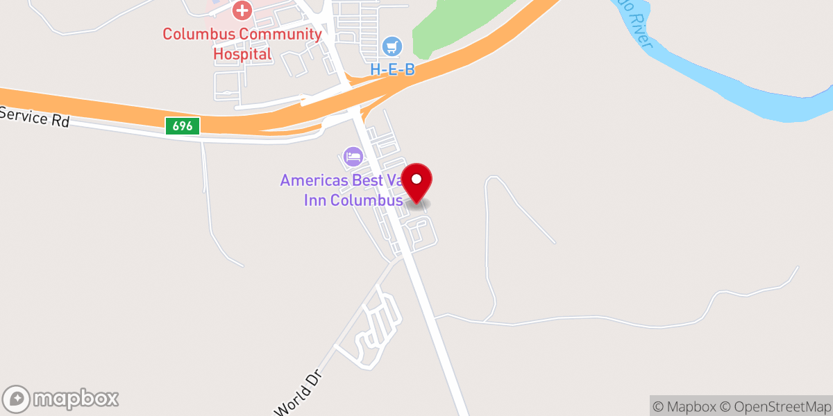 Map showing location of Los Cabos Mexican Grill