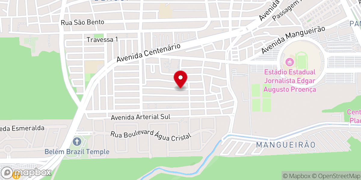 Map showing location of Assembleia de Deus Templo Nova Jerusalém