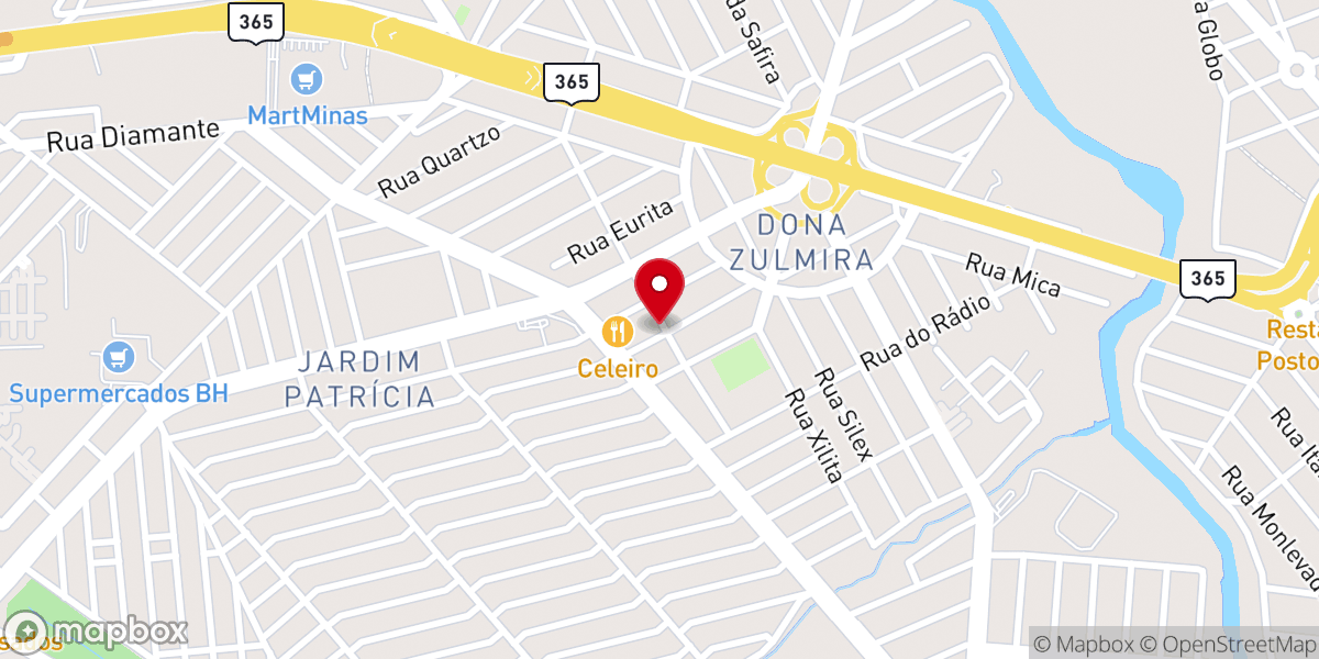 Map showing location of Igreja Pentecostal o Poder de Deus reina com amor