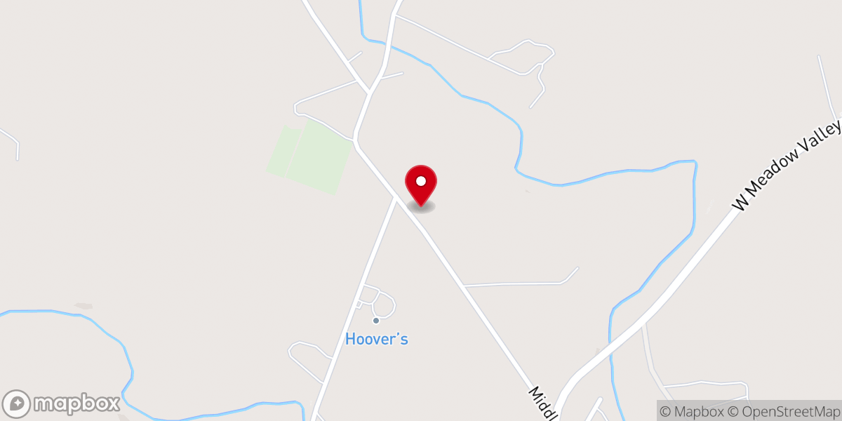 Map showing location of Millway Old Order Mennonite Church