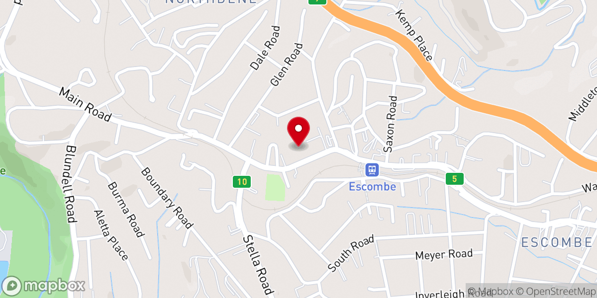 Map showing location of St Catherine Catholic Church