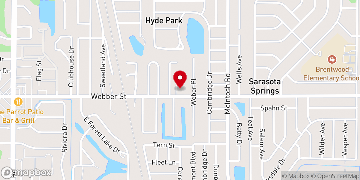 Map showing location of Coastline Christian Church