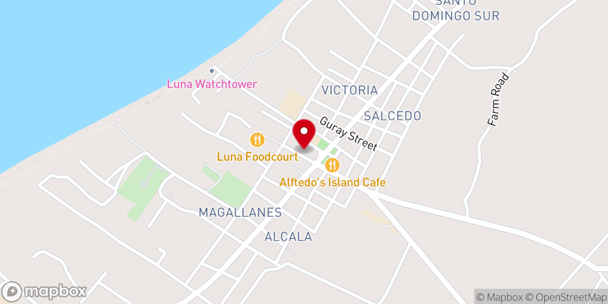 Map showing location of St. Catherine of Alexandria Parish - The Shrine of Our Lady of Namacpacan
