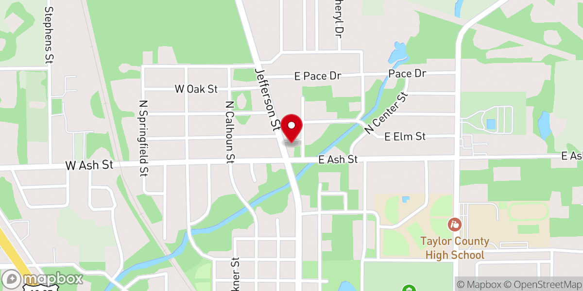 Map showing location of C.O.G.O.P Family Worship Center