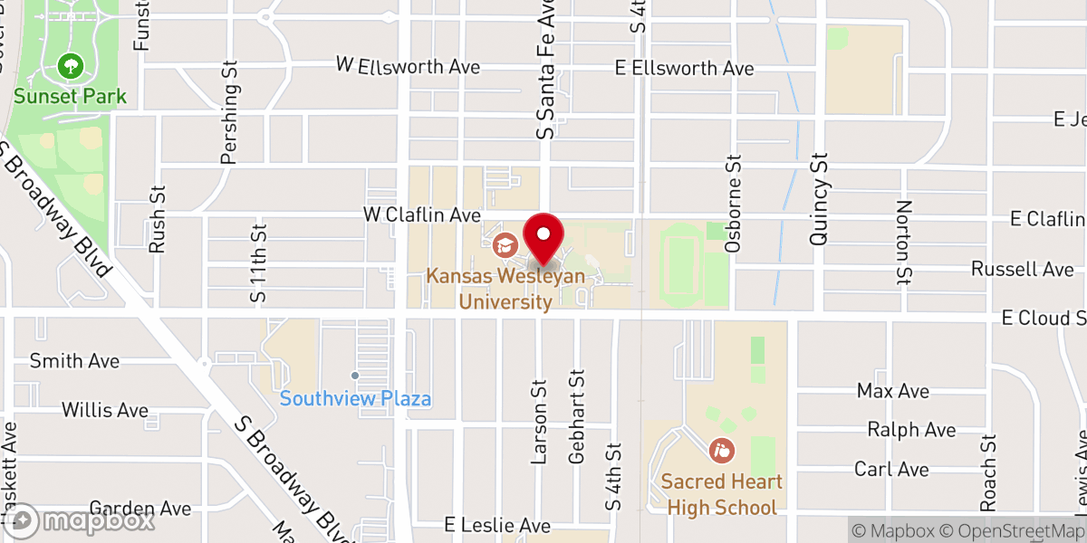 Map showing location of Sams Chapel