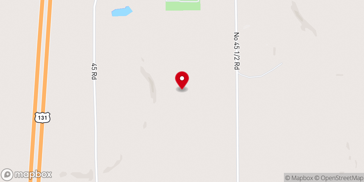 Map showing location of Chapel in the Woods