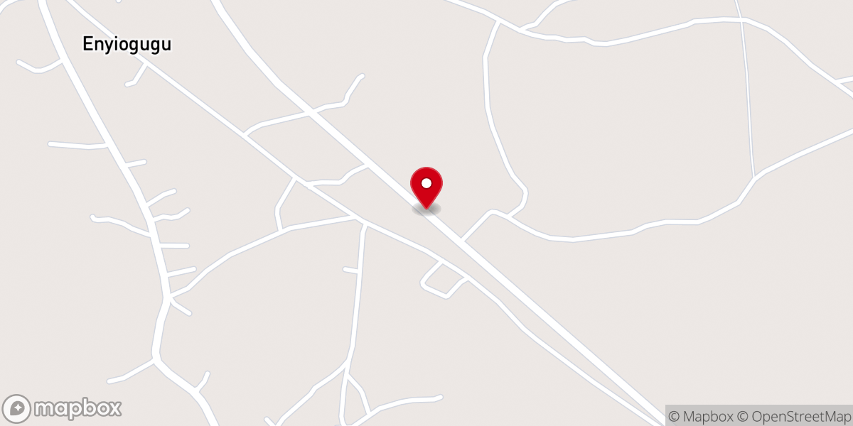 Map showing location of Sant Michael's Catholic Church, Olakwo Enyiogugu