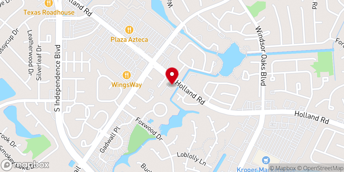 Map showing location of Sovereign Shores Baptist Church